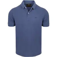 Superdry Polo Piqué Classique Bleu Bay