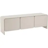 Selsey Lummo - TV-Lowboard 3 portes, 156 cm, gris cachemire
