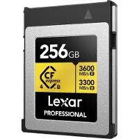 Lexar Professional GOLD CFexpress 4.0 Type B R3600/W3300 MB/s – 256GB