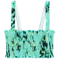 Next Hauts de bikini turquoise / vert / vert foncé