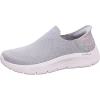 SKECHERS Chaussure basse 'Slip-Ins: Go Walk Flex' gris clair