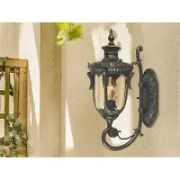 ELSTEAD Luminaires d'extérieur , Philadelphia, dimmable, Bronze / laiton ancien, Verre, Rustique