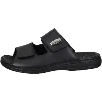 Rieker Herren Pantolettes en cuir véritable noir, Herren:45 EU