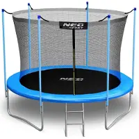 Neo-Sport trampoline de jardin de 183 cm avec filet intérieur et échelle