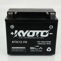 Kyoto Batterie Sla Pour Scooter Piaggio 250 Hexagon Gt 2000 À 2001 Ytx12-Bs Sla / 12v 10ah Neuf