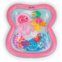 Baby einstein Tapis D'éveil Aquatique Bright Starts Jiggling Janet 56 X 56 Cm Rose Avec 6 Animaux Flottants
