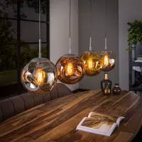 Lyora Lampe suspendue en verre Stellar 4 lumières - Ø 25cm