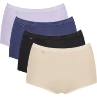 Sloggi Slip 'Basic+' nude / bleu marine / lilas / noir