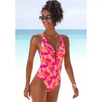 LASCANA Maillot de bain orange / abricot / pêche / rose