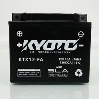 Kyoto Batterie Pour Scooter Piaggio 50 Liberty Iget 4t Euro4 2018 Ytx12-Bs Sla / 12v 10ah Neuf