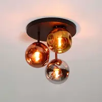 Lyora Lampe de plafond en verre Stellar Ø 30cm