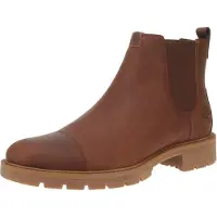 Timberland TB0A29N5F131 Elmhurst Mid Chelsea Boot - Bottes pour hommes - F13-Saddle, Size:44 EU