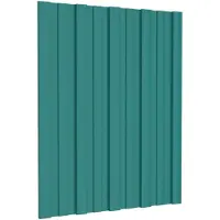 vidaXL : Panneau de toit, 12 pièces, vert, 60 x 45 cm, acier galvanisé