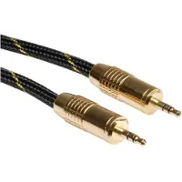Roline Gold Câble De Raccordement 3,5mm Audio M / M 10,0m