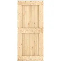 vidaXL Porte NARVIK Nature 90 x 210 cm en pin massif