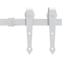vidaXL Porte coulissante ORKDAL Blanc 83 x 232 cm Bois de pin massif