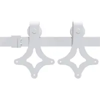 vidaXL Porte coulissante , finition naturelle et blanche, 86 x 211 cm, en pin massif