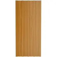 vidaXL : Panneau de toiture, 12 pièces, naturel, 100 x 45 cm, acier galvanisé