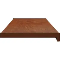 vidaXL Appui de fenêtre Bois brun 160 x 30 x 4,5 cm PVC