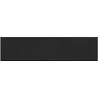 vidaXL Appui de fenêtre noir avec grain de bois 80 x 25 x 4,5 cm PVC