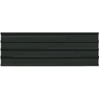 vidaXL : Panneau de toit, 12 pièces, anthracite, 129 x 45 cm, acier galvanisé