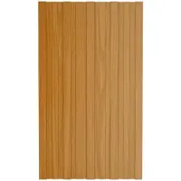 vidaXL : Panneau de toit, 12 pièces, naturel, 80 x 45 cm, acier galvanisé