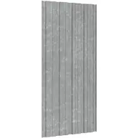vidaXL : Panneau de toit, 12 pièces, argenté, 100 x 45 cm, acier galvanisé