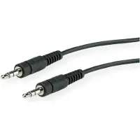 Roline - Câble audio - mini-phone stereo 3.5 mm mâle pour mini-phone stereo 3.5 mm mâle - 10 m - blindé - noir