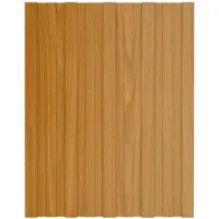vidaXL : Panneau de toit, 12 pièces, naturel, 60 x 45 cm, acier galvanisé