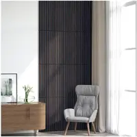vidaXL Panneaux muraux 8 pcs Anthracite 60,5 x 60 cm