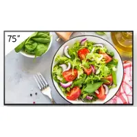 Sony FW-75BZ35L Écran d'affichage numérique Écran plat d'affichage numérique 190,5 cm (75") LCD Wi-Fi 550 cd/m² 4K Ultra HD Noir Android 24/7