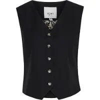 Ichi Gilet de costume 'ZIMMIE WA2' noir