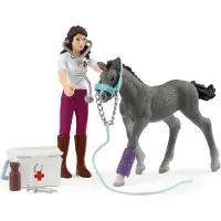 Schleich 42752 - Mme Kramer et son poulain (ne peut être commandé séparément) - Horse Club