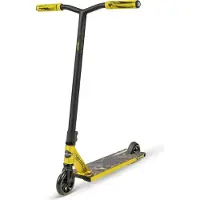 Madd Gear MGP Whip Extreme Stunt Scooter noir/or - roues de 110 mm, pont en aluminium & compression IHC pour les riders freestyle