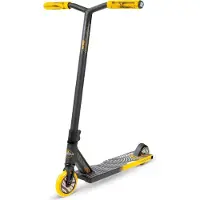 Maple Leaf MGP Whip Elite Stuntstep noir/orange - trottinette freestyle pour jeunes cascadeurs avec roues de 110 mm et pont léger en aluminium
