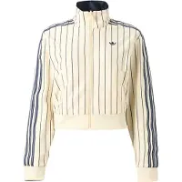 Adidas Veste de survêtement 'Firebird' crème / bleu marine