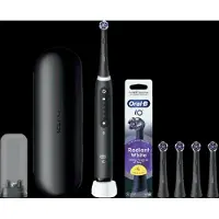 Oral-B iO 5N Noir + 4 Brossettes pour des Dents Plus Blanches