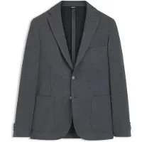 BOSS Veste Slim en tissu stretch à motif