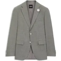 BOSS Veste Slim en tissu stretch mélangé