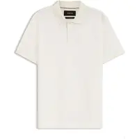 BOSS Polo Regular en jacquard de coton et de soie