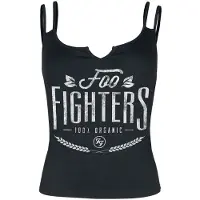 Foo Fighters Top de - Organic Venus - S - XXL - pour Femme - noir - Taille XXL