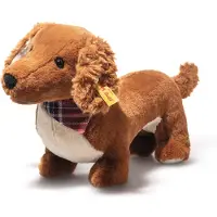 Steiff Teckel Waldi, 30 cm, debout, marron, 078392