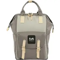 Bagmori Sac à langer beige / gris / noir / blanc