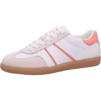 Tamaris Baskets basses mastic / saumon / blanc