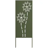 vidaXL Toile pare-vue jardin vert olive 50 x 140 cm
