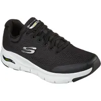 SKECHERS Baskets basses noir / blanc