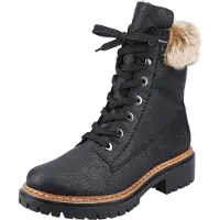 Rieker Bottines à lacets noir