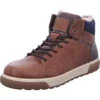 Rieker Bottines à lacets bleu marine / marron / caramel