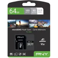 PNY MicroSDXC Pro Elite 64 Go 100 Mo/s