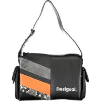 Desigual Sac bandoulière gris / orange / noir